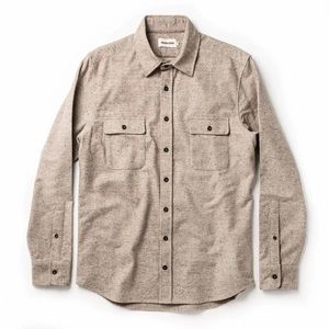 The Yosemite Shirt in Oat Donegal